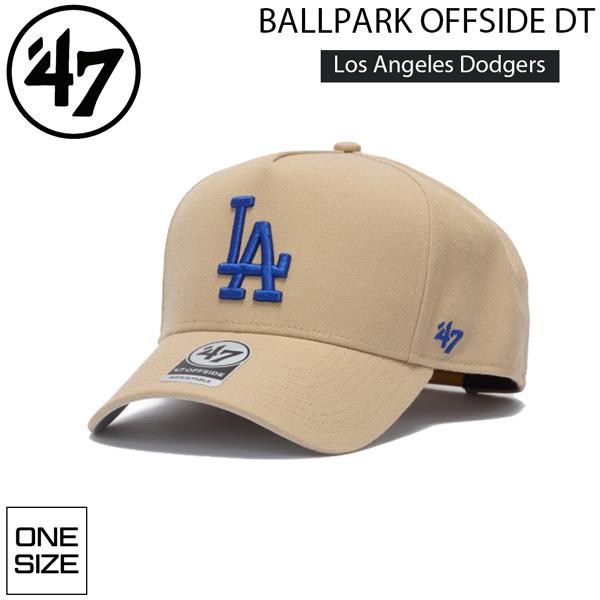 47ブランド キャップ 47Brand BALLPARK OFFSIDE DT 5パネル ロサンゼルス・ドジャース カーキ 帽子 | ブランド登録なし | 01