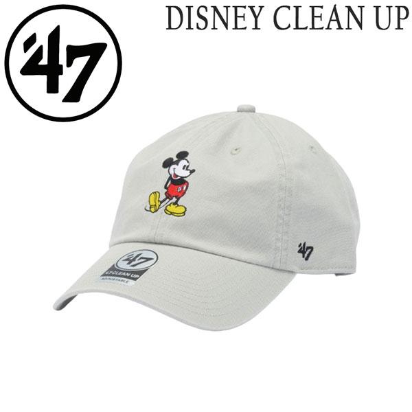 47ブランド キャップ 47Brand DISNEY CLEAN UP ディズニー ミッキー GRY 帽子 | 47