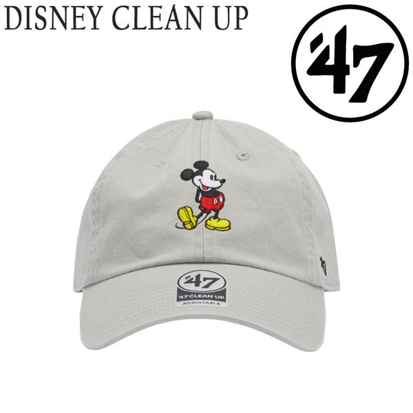47ブランド キャップ 47Brand DISNEY CLEAN UP ディズニー ミッキー GRY 帽子 | 47 | 01