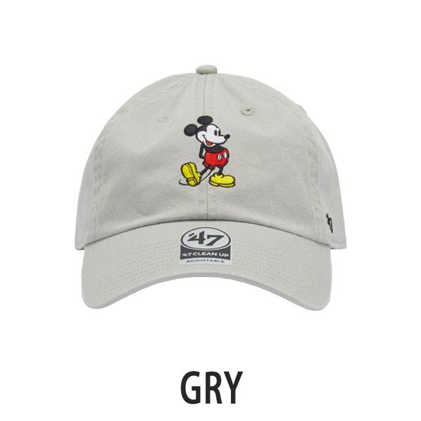 47ブランド キャップ 47Brand DISNEY CLEAN UP ディズニー ミッキー GRY 帽子 | 47 | 02