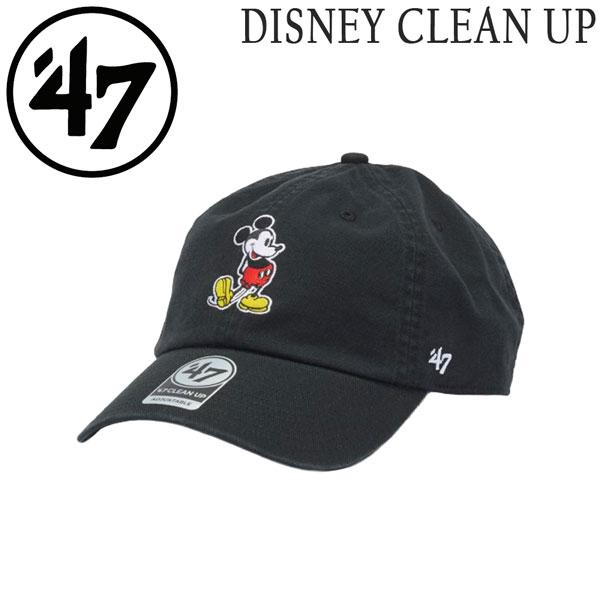 47ブランド キャップ 47Brand DISNEY CLEAN UP ディズニー ミッキー BLK 帽子 | 47