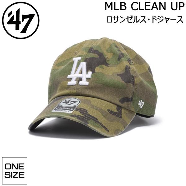 47ブランド キャップ 47Brand MLB CLEAN UP ウッドランド ロサンゼルス・ドジャース ウッドランドカモ 帽子 | ブランド登録なし | 01