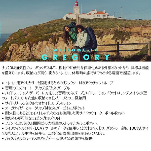 グレゴリー ナノ20 テレイングリーン GREGORY リュック デイパック_4