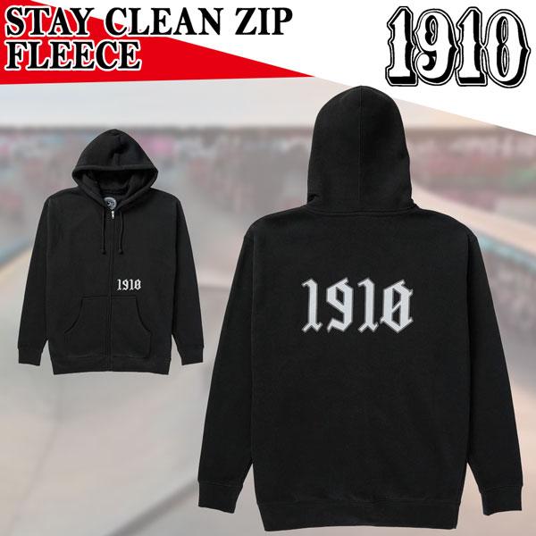 ナインティーンテン ステイクリーンジップフリース 1910 STAY CLEAN