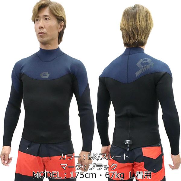 21 BEWET ビーウェットKING LIMITED バックジップ 2mm ロングタッパー