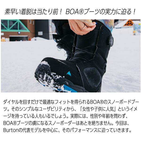 アオページウィメンズBurtonリチュアル BOAブーツ25.5cm美品 BURTON（バートン） 25-26 ウーマンズリチュアルボア BURTON WS RITUAL