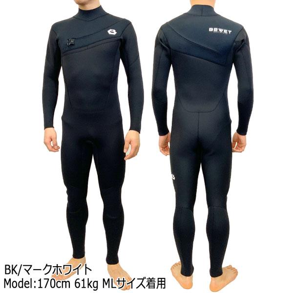 ウエットスーツ フルスーツ 3mm ビーウェット 24 BEWET KING