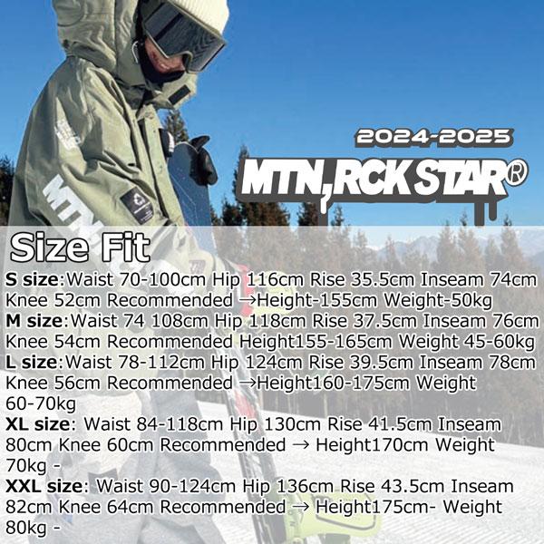 スノーボード ウエア 24-25 MOUNTAIN ROCKSTAR マウンテンロックスター