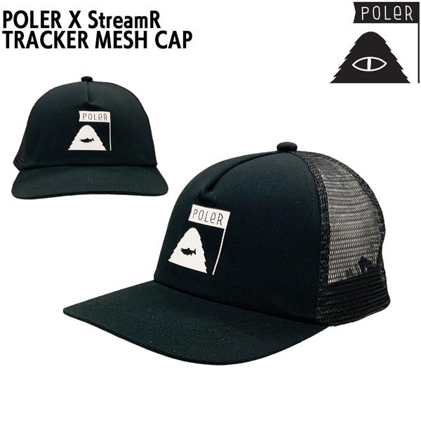 POLER×StreamR TRACKER MESH CAP ポーラー ストリーマー メッシュキャップ 帽子 通気性 釣り フィッシング フェス 軽量 サイズ調整可能 正規品 | POLeR | 02