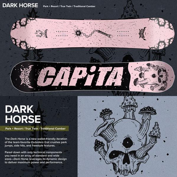 CAPiTA 予約 26-27 CAPITA DARK HORSE 26-27 スノーボード 板 メンズ