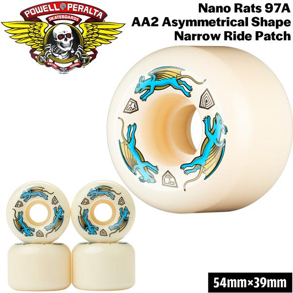 ウィール パウエルペラルタ POWELL PERALTA DRAGON FORMULA NANO RAT 54 x 39mm 97A AA2 4個セット ドラゴンフォーミュラー | ブランド登録なし | 01