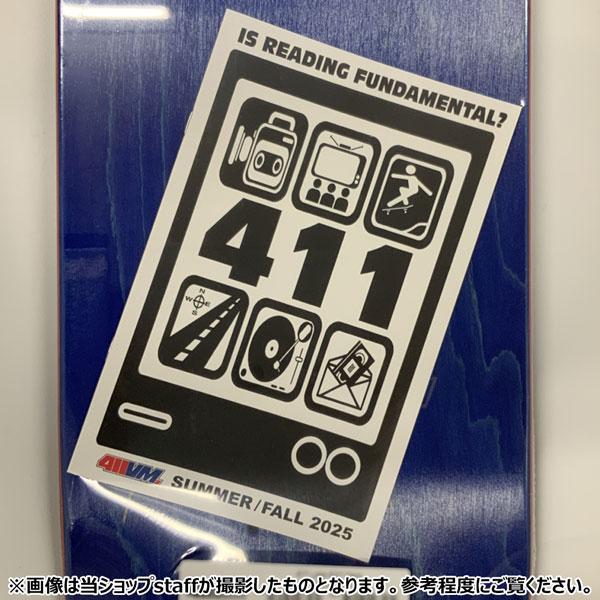 411VM レア　スケートボードデッキ　skateboard ドミナント スケボー デッキ 411VM DECKS Logo EX7 Deck 8.25 x