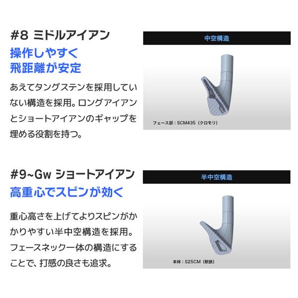 MIZUNO（ミズノ） ミズノプロ Mizuno Pro M-15 アイアン グレーIP
