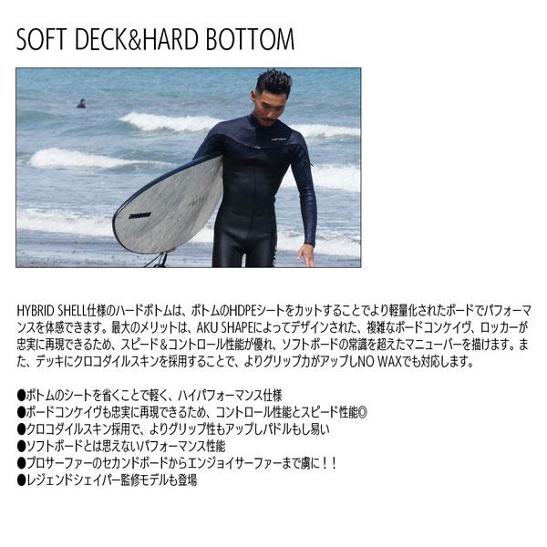 ソフトボード WATER RAMPAGE ウォーターランページ MONSTER モンスター 54L 7’0” Black crocodile/soft QUAD Fin フィン付｜move-select｜06