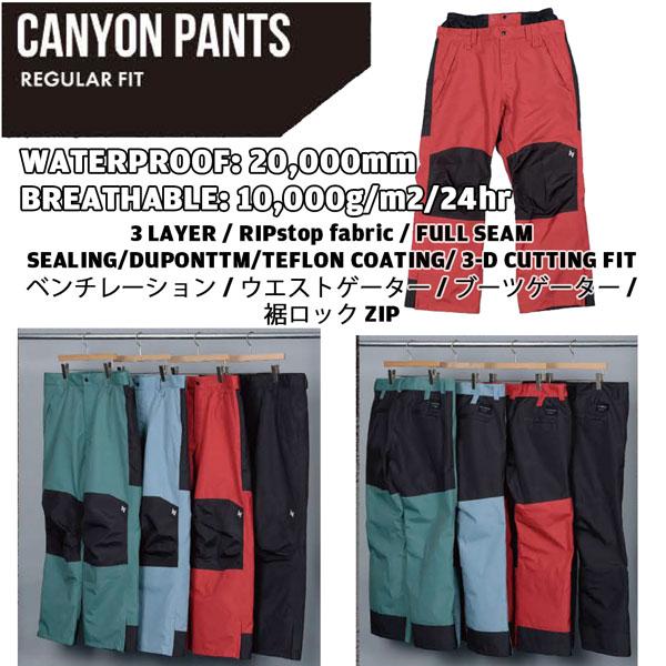 爆買 25-26 ダブルエー キャニオンパンツ AA HARDWEAR CANYON PANTS スノーボード ウエア パンツ 25-26-PT-AA | AA | 06