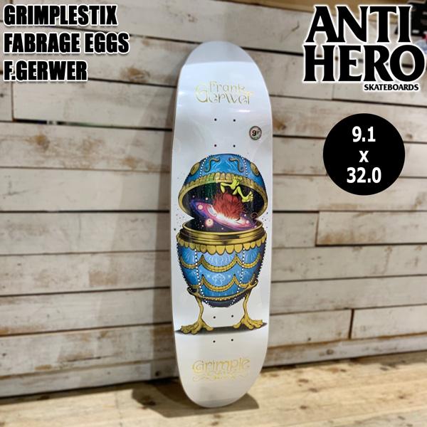 スケボー デッキ アンタイヒーロー ANTI HERO DECK GRIMPLESTIX