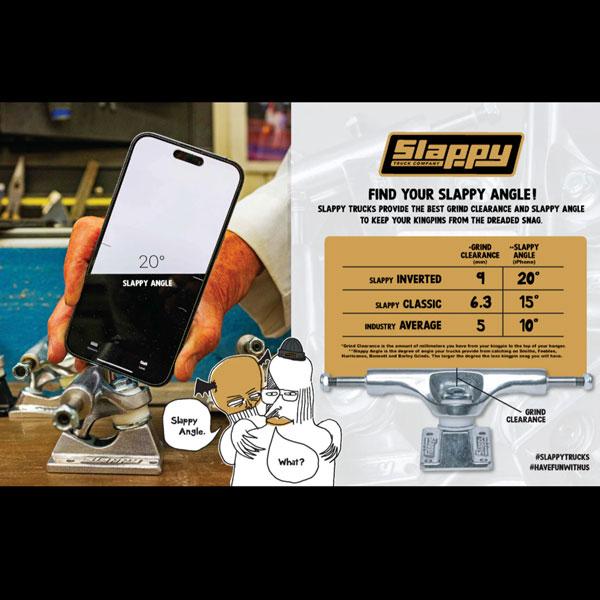 スケボートラック スラッピー SLAPPY TRUCKS ST1 CLASSIC POLISHED