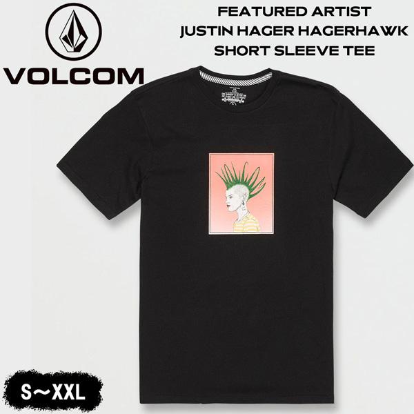 サーフ スケート スノー 3S 23SS VOLCOM ボルコム FEATURED ARTIST JUSTIN HAGER HAGERHAWK SHORT SLEEVE TEE ホークショートスリーブT | h-concept