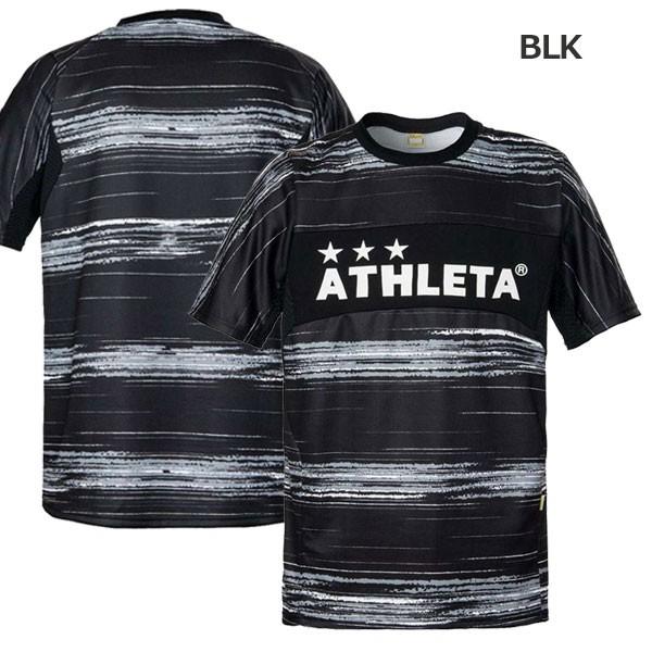 サッカー ウェア 半袖 子供用 アスレタ Athleta ジュニア ボーダープラクティスシャツ 練習着 フットサル Ath ss メール便配送 Ath j Moveセレクト 通販 Yahoo ショッピング
