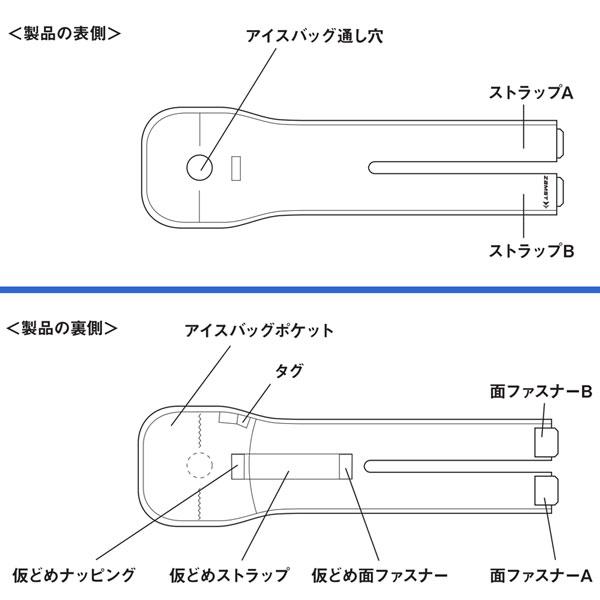 サポーター ザムスト ZAMST IW-1 ひじ・ひざ・もも・足首・手首の冷却・圧迫用｜move-select｜05