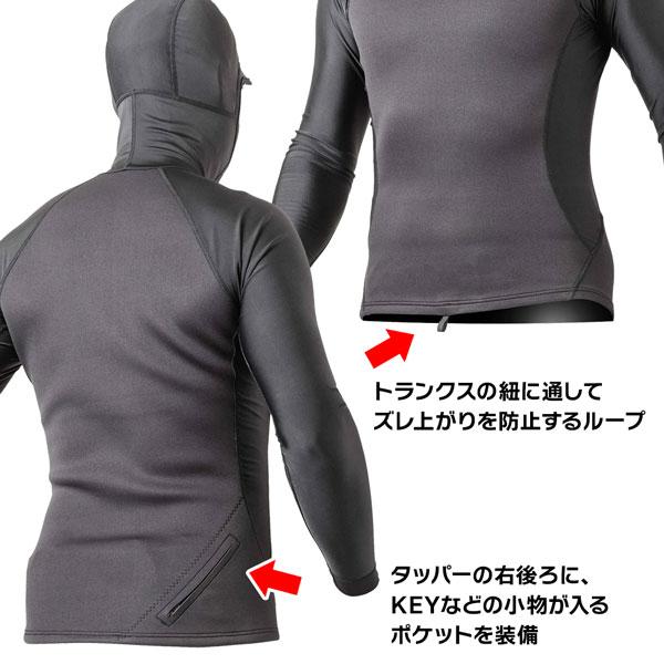 アックスクラシック タッパー AXXE CLASSIC 1.5mmジャージ x ラッシュガード メンズ フード付きタッパー |  | 07