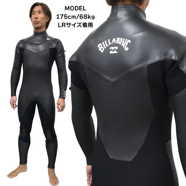 ビラボン セミドライ 25-26 BILLABONG GULL LIGHT ZIPPER SYSTEM 5/3mm Super FlexDream裏起毛 ウェットスーツ ガルライトジップ サーフィン 日本製 | BILLABONG | 04