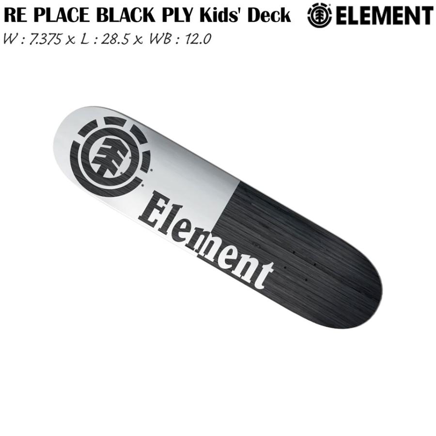 ELEMENT（エレメント） スケボー デッキ ELEMENT RE PLACE BLACK PLY