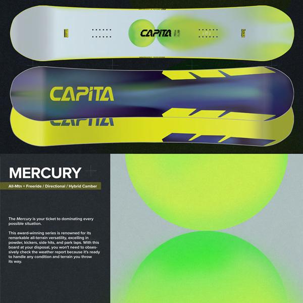 CAPiTA 予約 25-26 キャピタ マーキュリー MERCURY スノーボード