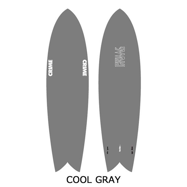 サーフボード ソフトボード クライム 24 CRIME KEEL FISH 5'5 COOLGRAY