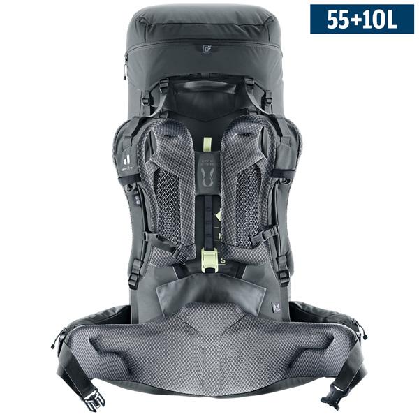deuter（ドイター） エアコンタクトコア 55+10 SL 4014(グラファイト
