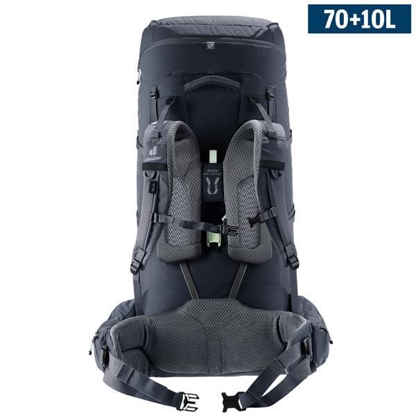 ドイター DEUTER エアコンタクトコア 70+10 7000(ブラック) リュック バックパック 登山 ハイキング D3350726_3