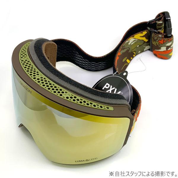25-26 ドラゴン ピーエックスブイ リーフィーカモ ゴールドレンズ DRAGON PXV LEAFY CAMO LL J.GOLD ION スキー スノーボード ゴーグル | ドラゴン | 04