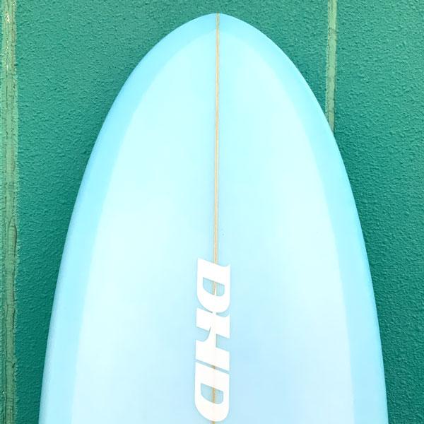 DHD サーフボード ツインフィン DHD MINI TWIN2 PU BLUE TINT FUTURES
