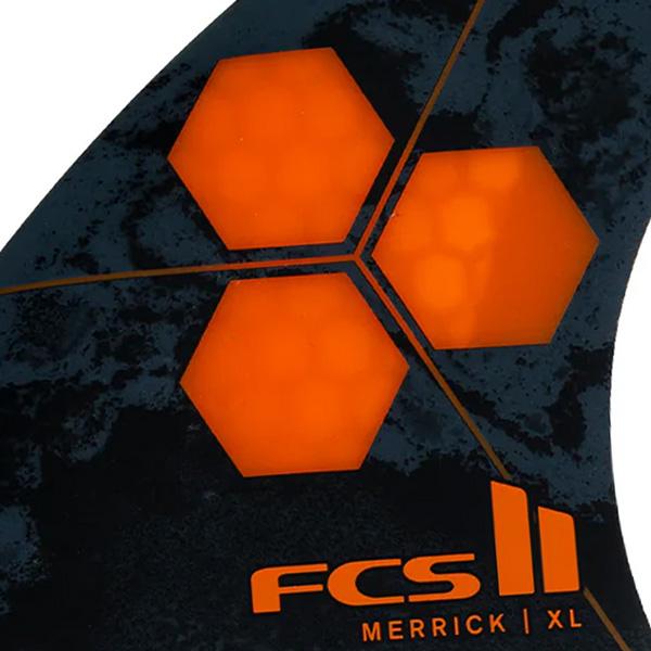FCS エフシーエス FCS2 FCS II AM PC X-LARGE ORANGE TRI RETAIL FINS