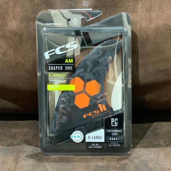FCS エフシーエス FCS2 FCS II AM PC X-LARGE ORANGE TRI RETAIL FINS