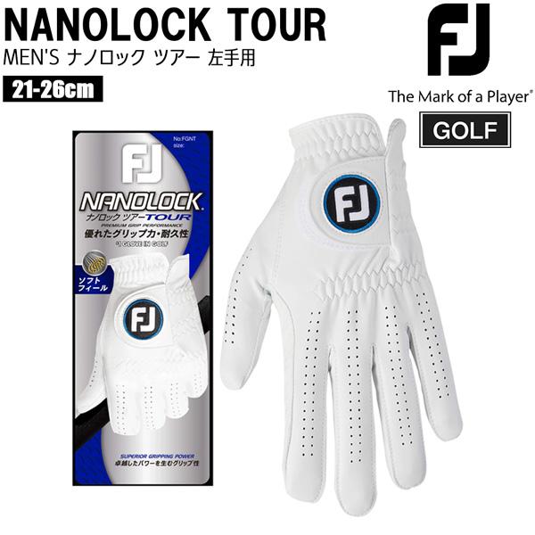 フットジョイ ナノロック ツアー FOOTJOY NANOLOCK TOUR 白 WHITE  ゴルフ グローブ 手袋 メール便 | FootJoy | 02