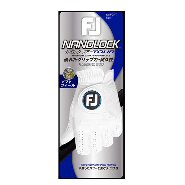 フットジョイ ナノロック ツアー FOOTJOY NANOLOCK TOUR 白 WHITE  ゴルフ グローブ 手袋 メール便 | FootJoy | 05