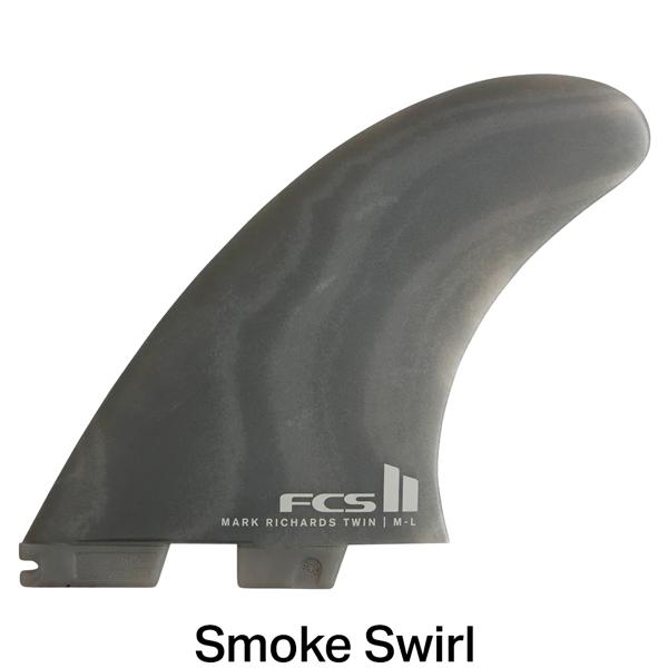 FCS2 フィン FCS II MR TWIN+1 ECO NEO GLASS M-L SMOKE SWIRL マークリチャーズ 3枚set ツインスタビ サーフィン フィン | FCS | 02