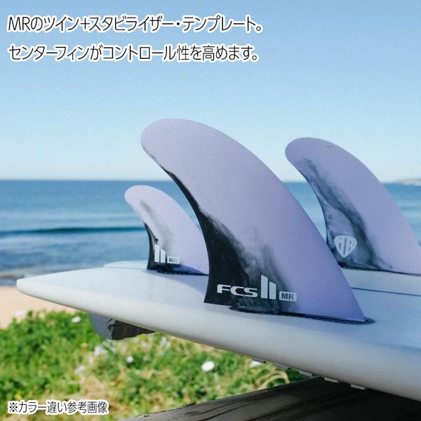 FCS FCS2 フィン II MR TWIN+1 PC M-L CYBER LIME/BLACK RETAIL FINS