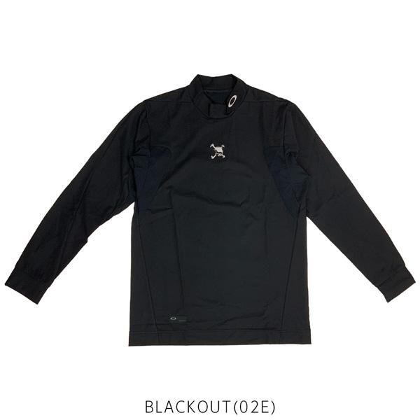 OAKLEY（オークリー） ゴルフウェア 長袖 モックシャツ SKULL