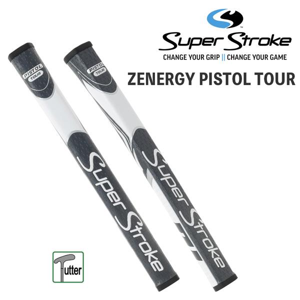 Super Stroke スーパーストローク ZENERGY PISTOL TOUR BK-WH ゴルフグリップ | スーパーストローク | 01