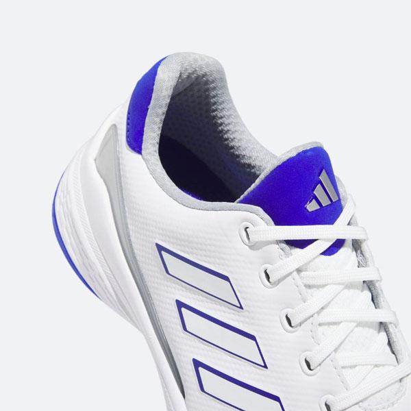 adidas ZG23 25.5 メンズゴルフシューズ ホワイト/ブルー アディダス ZG23】軽量スパイクに革新を。限界ZEROなゴルフ