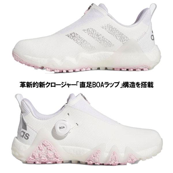 adidas BOA ゴルフシューズ 女性用 ホワイト/グレー adidas BOA ゴルフシューズ 女性用 グレー - メルカリ