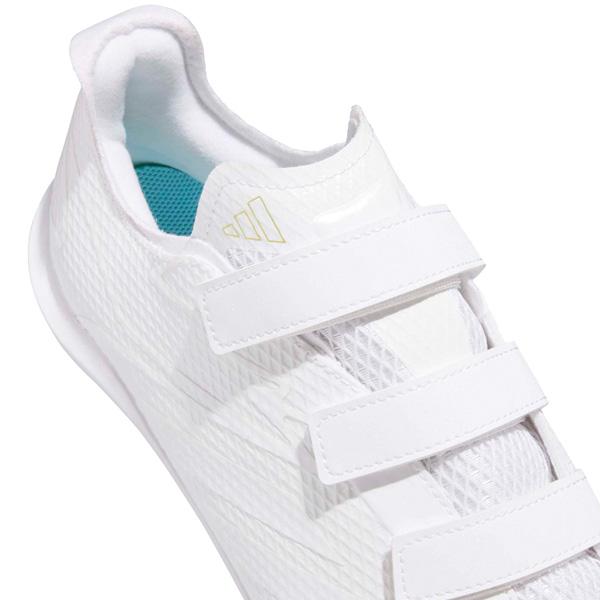 アディダス 野球 マジックテープ スパイク adidas アディゼロ Electric JP VELCRO ベースボールスパイク 金具 ホワイト | adidas | 19