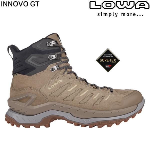 登山靴 ローバー LOWA トレッキングシューズ イノボ GT デューン×グレー 登山靴_2