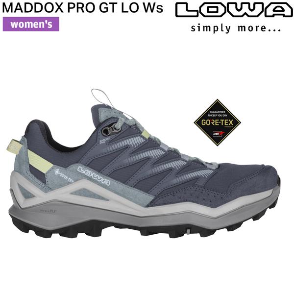 ローバー LOWA  トレッキングシューズ マドックス PRO GT LO Ws スモークブルー  女性用 登山靴の画像