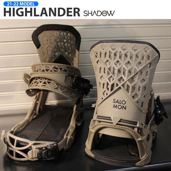 SALOMON HIGHLANDER Mサイズ 21-22 ブラウン-