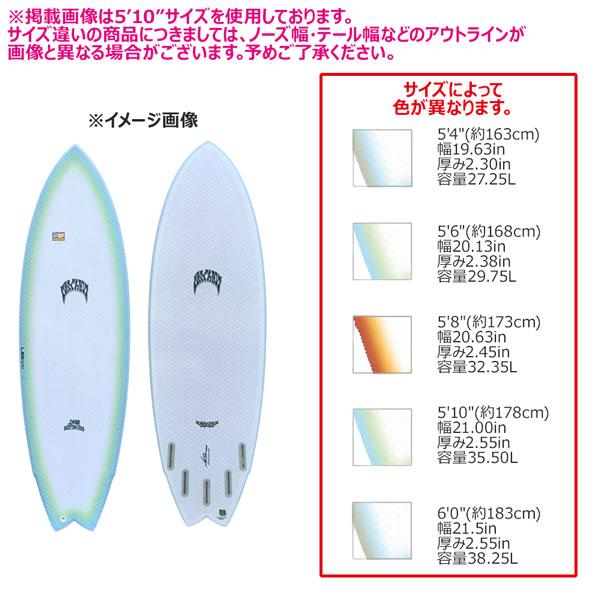 リブテック x ロスト LIBTECH SURF x LOST PISCES TRI ＆QUAD FIN FCS2対応 サーフボード 何でもこなすフィッシュパフォーマンス | LOST | 08