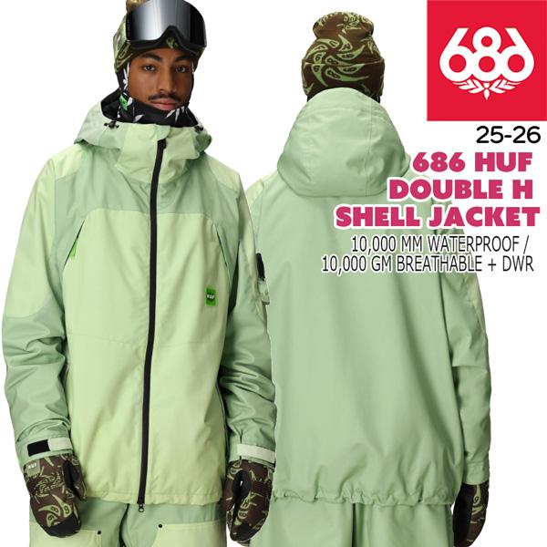 ジャケット・アウター Happy 686 25-26 シックスエイトシックス 686ハフダブルHシェル