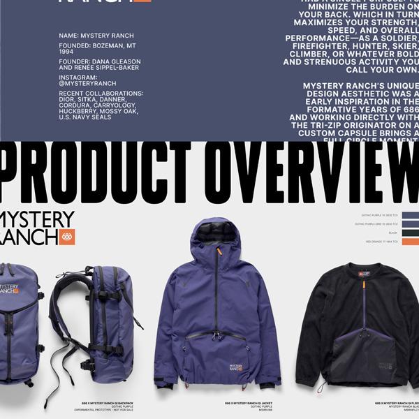 686 25-26 シックスエイトシックス 686ミステリーランチQI